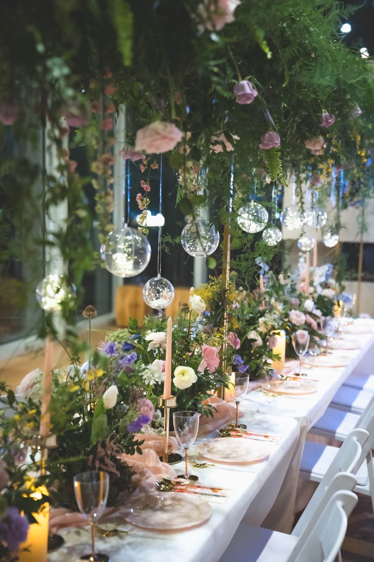 Floral overlay